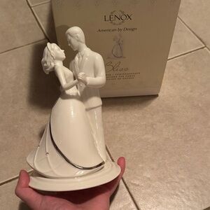 Lenox Bliss Wedding Couple Cake Topper